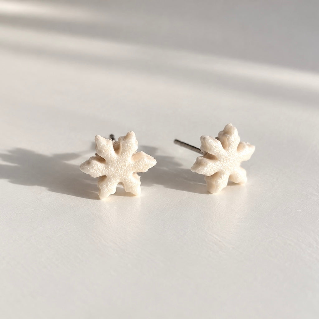 Snowflake Stud Earrings