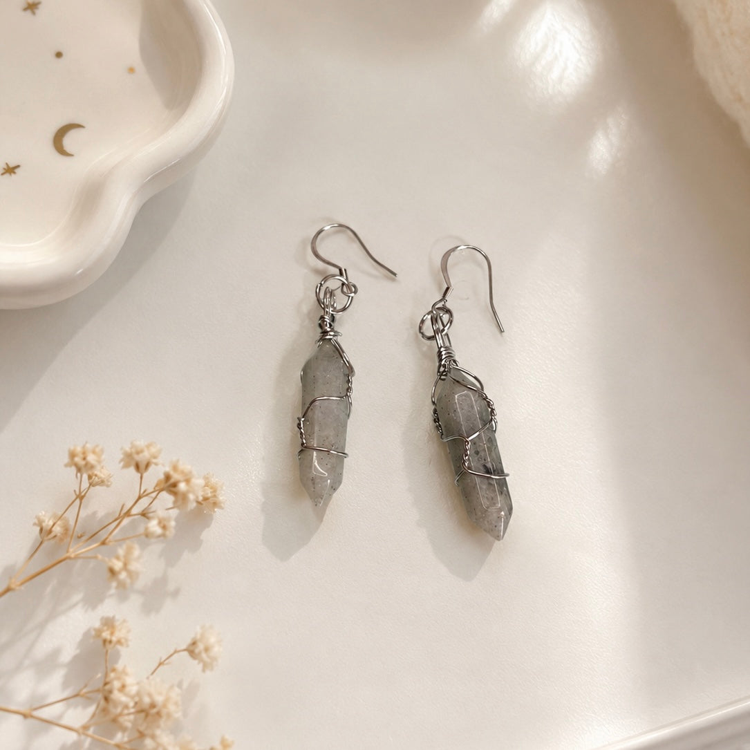 Silver Spell Earrings