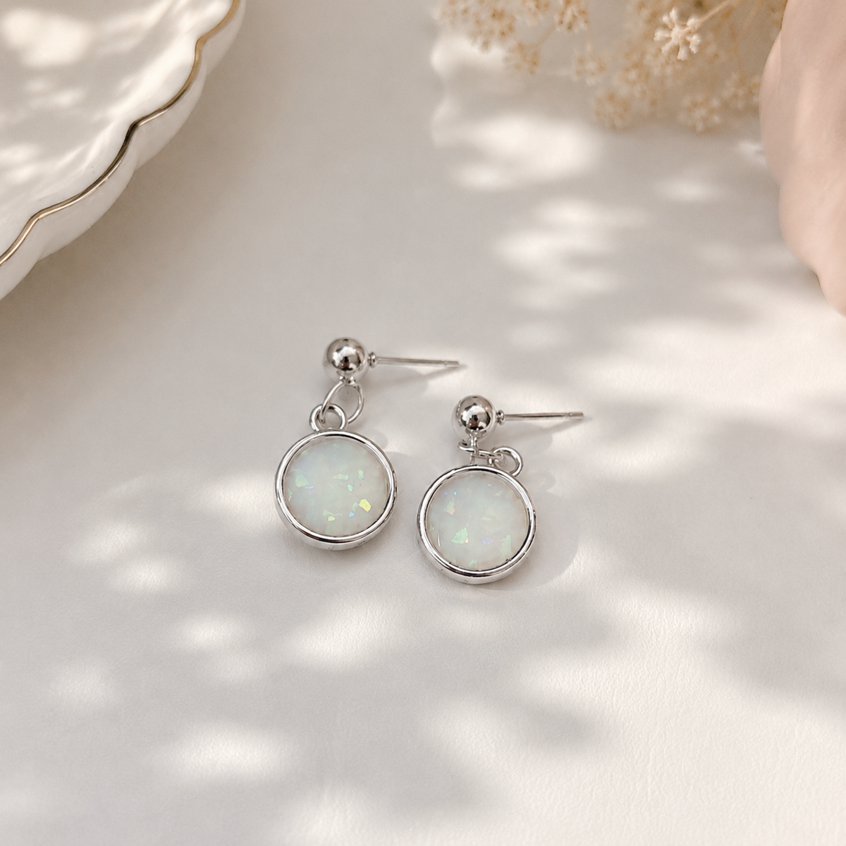 Opal Glow Earrings