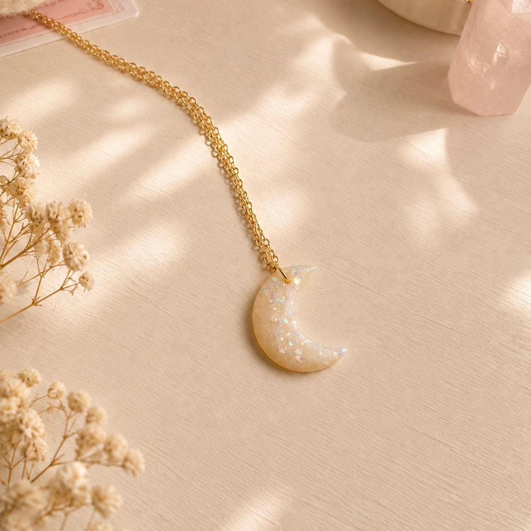 Stardust Moon Necklace