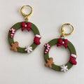 Festive Wreath Earrings