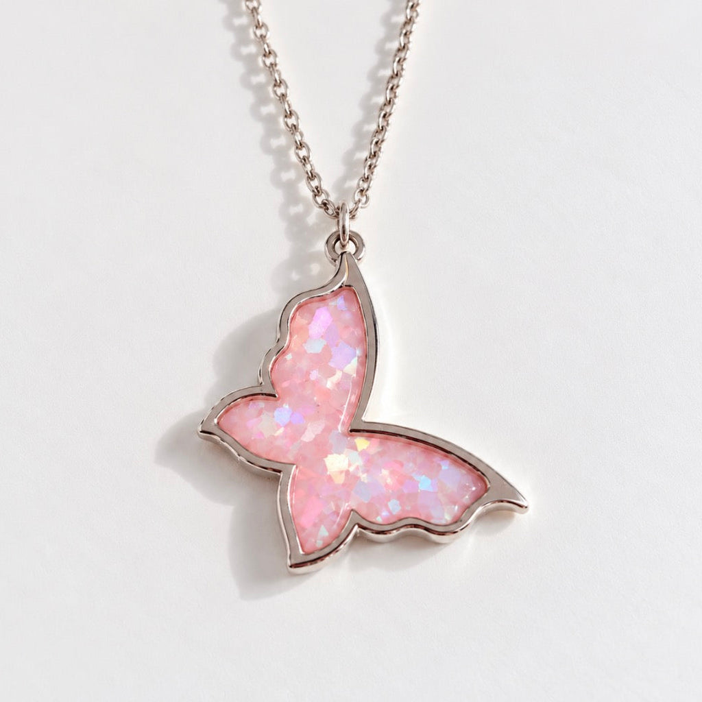 Pink Dreamwing Necklace