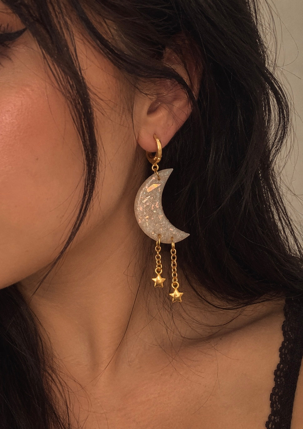 Moon & Star Earrings