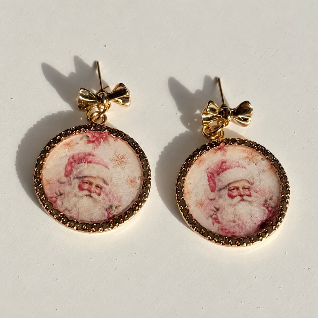 Santa Earrings