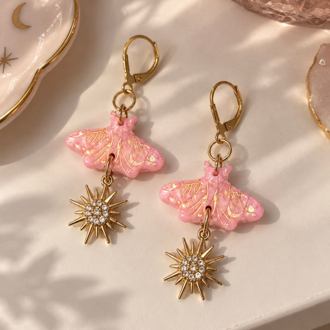 Mothlight Earrings