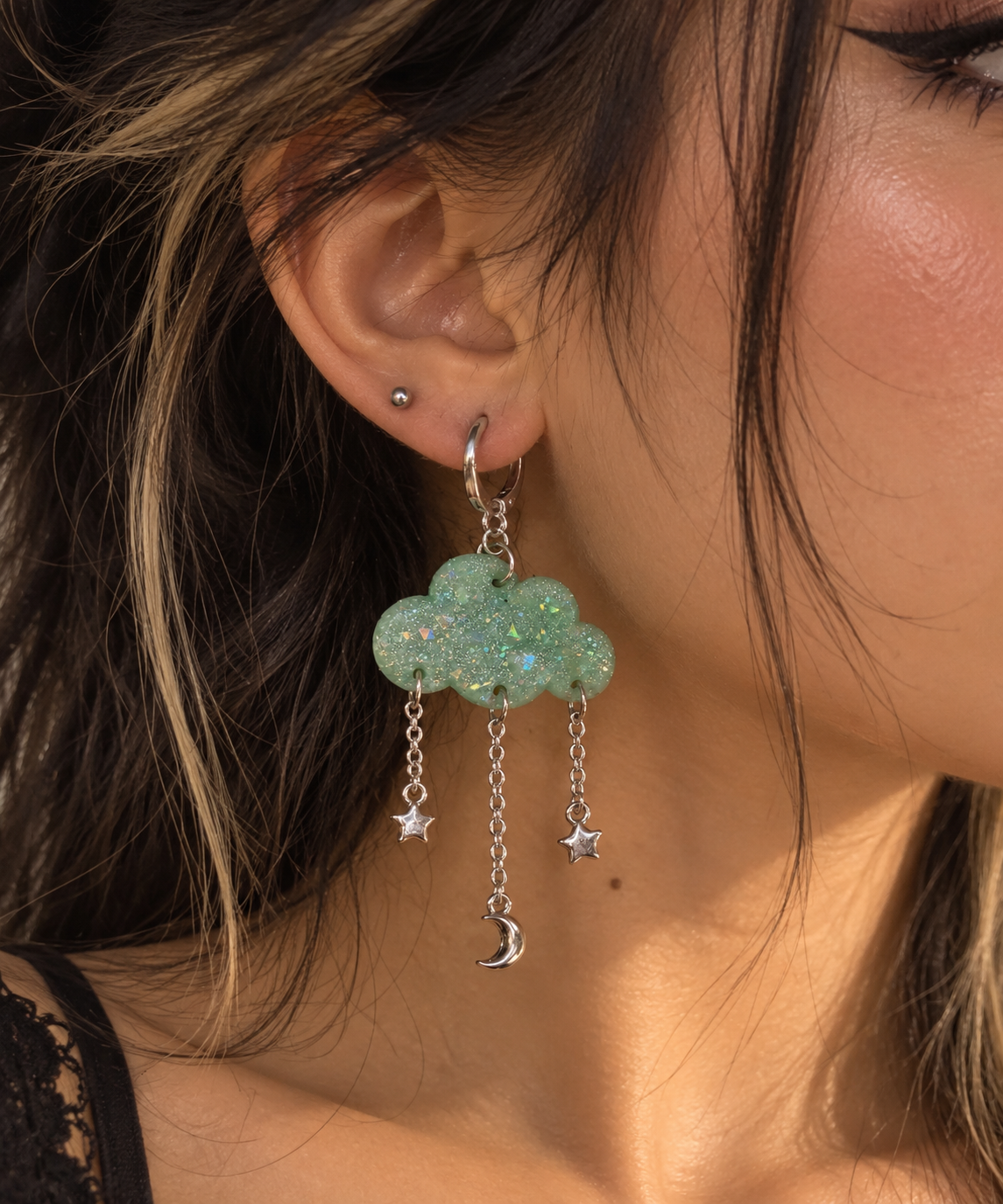 Moonshower Earrings