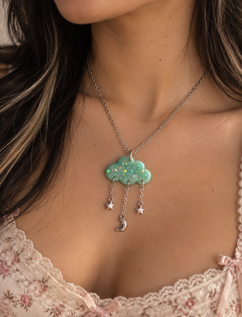 Moonshower Necklace
