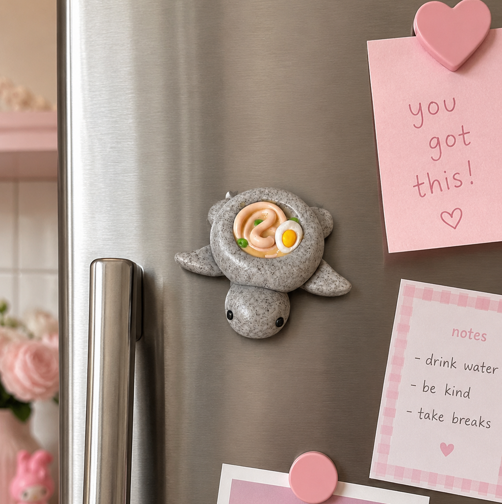 Ramen Turtle Magnet