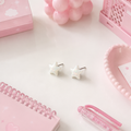 [EARRINGS] Opalescent Star Stud Earrings | Cute Polymer Clay Jewelry | Handmade Kawaii Gift