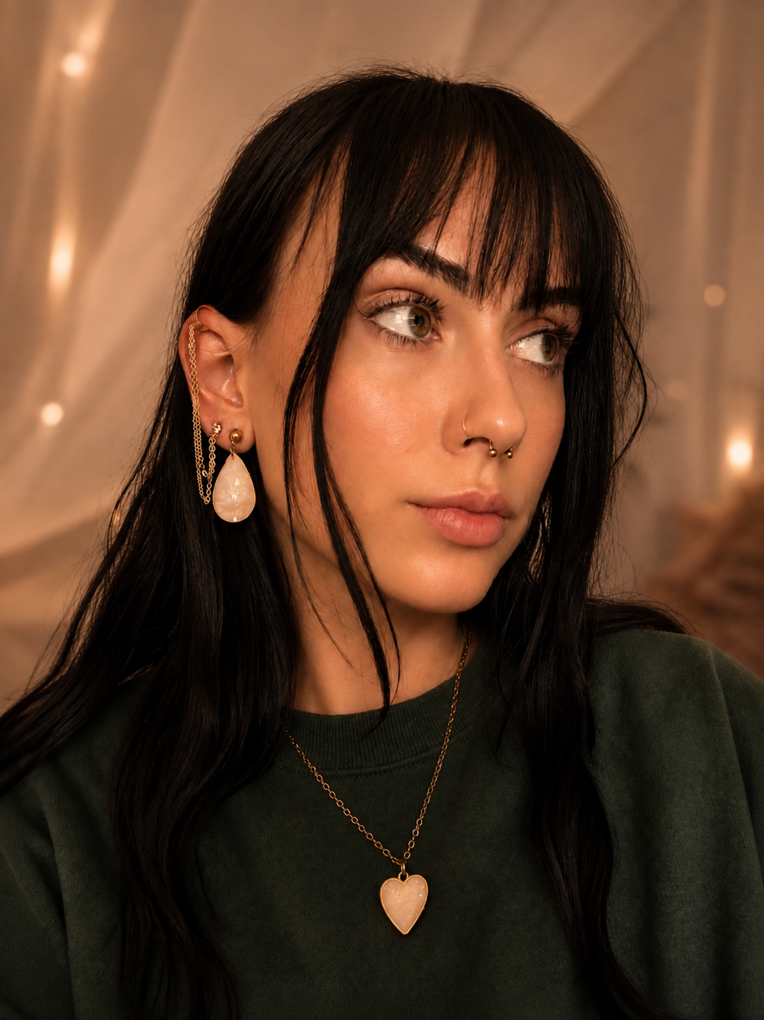 Opalescent Teardrop Earrings