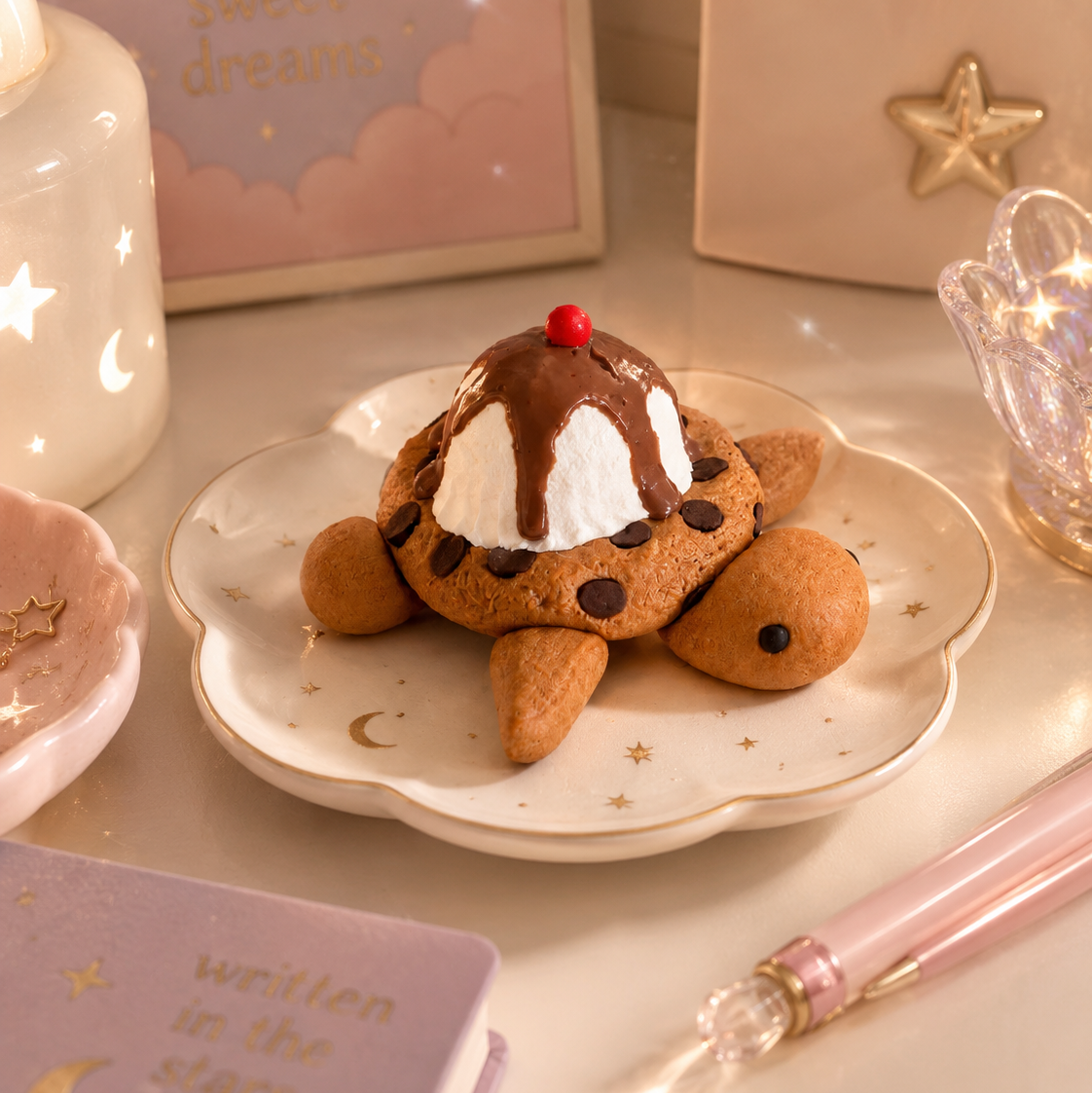 Sundae Shell Keychain