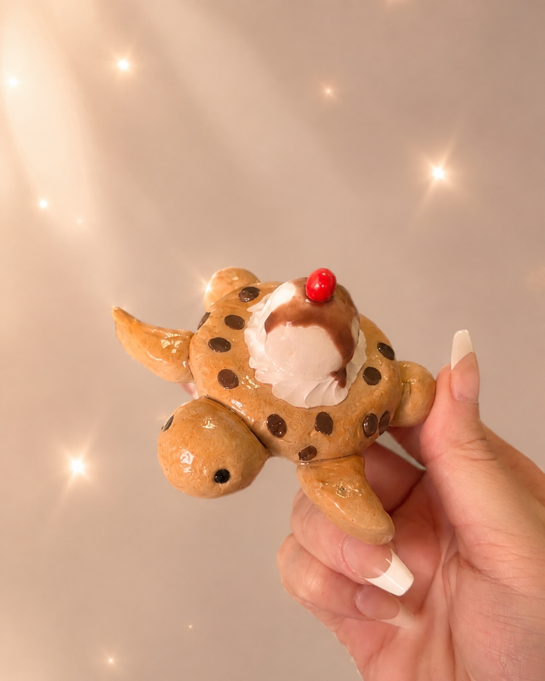 Sundae Shell Keychain