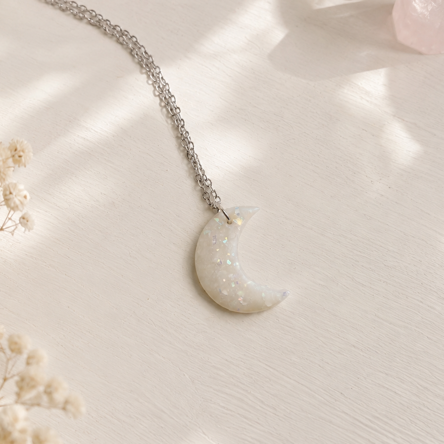 Stardust Moon Necklace
