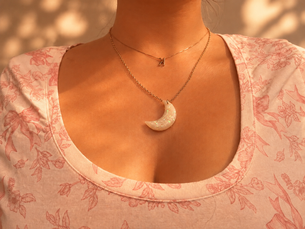 Stardust Moon Necklace