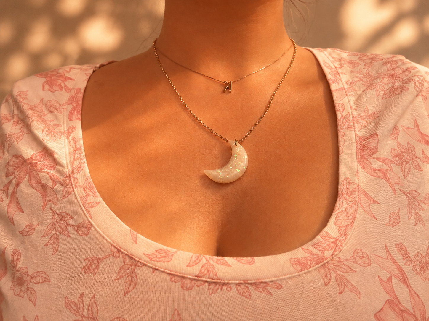 Stardust Moon Necklace