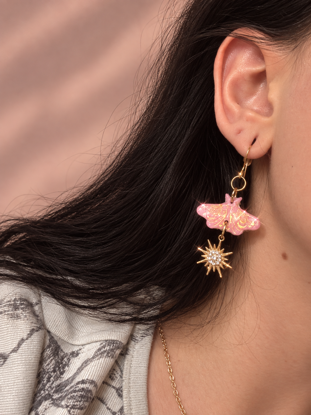 Mothlight Earrings
