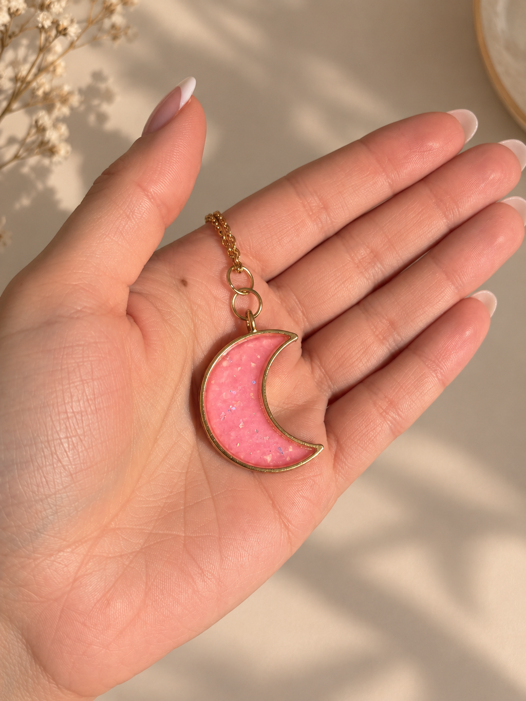 Strawberry Moon Necklace