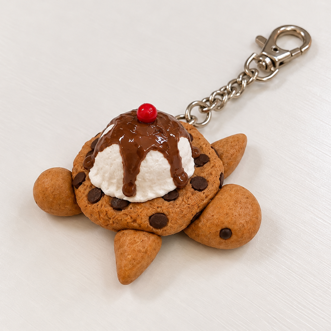 Sundae Shell Keychain