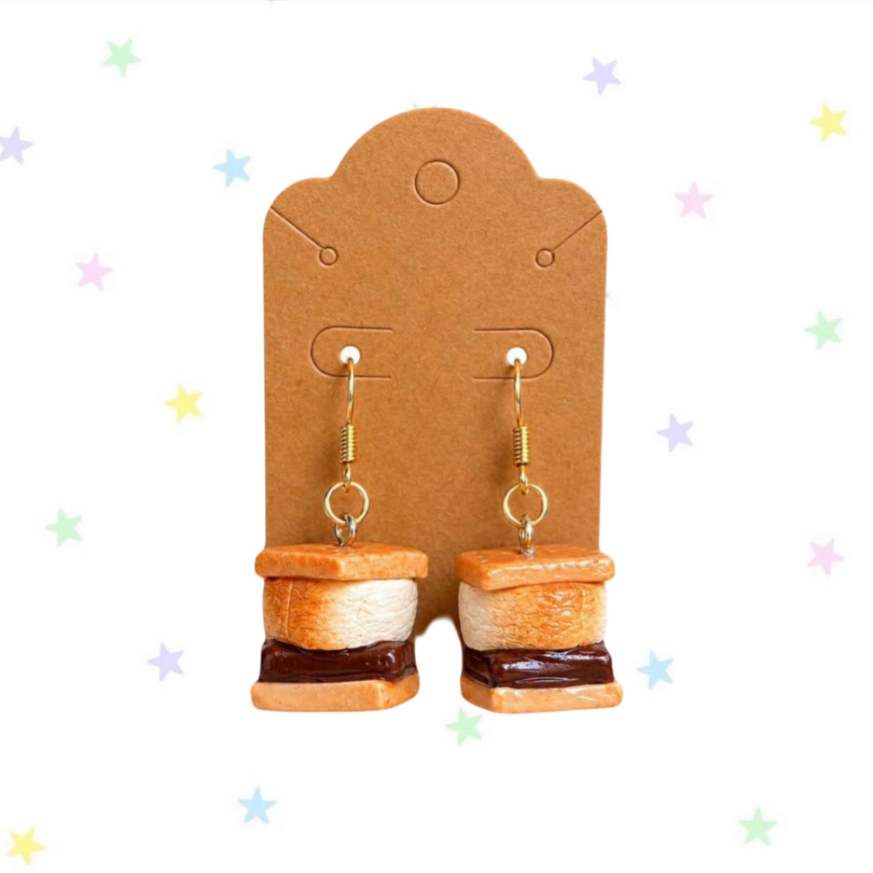 s'mores earrings