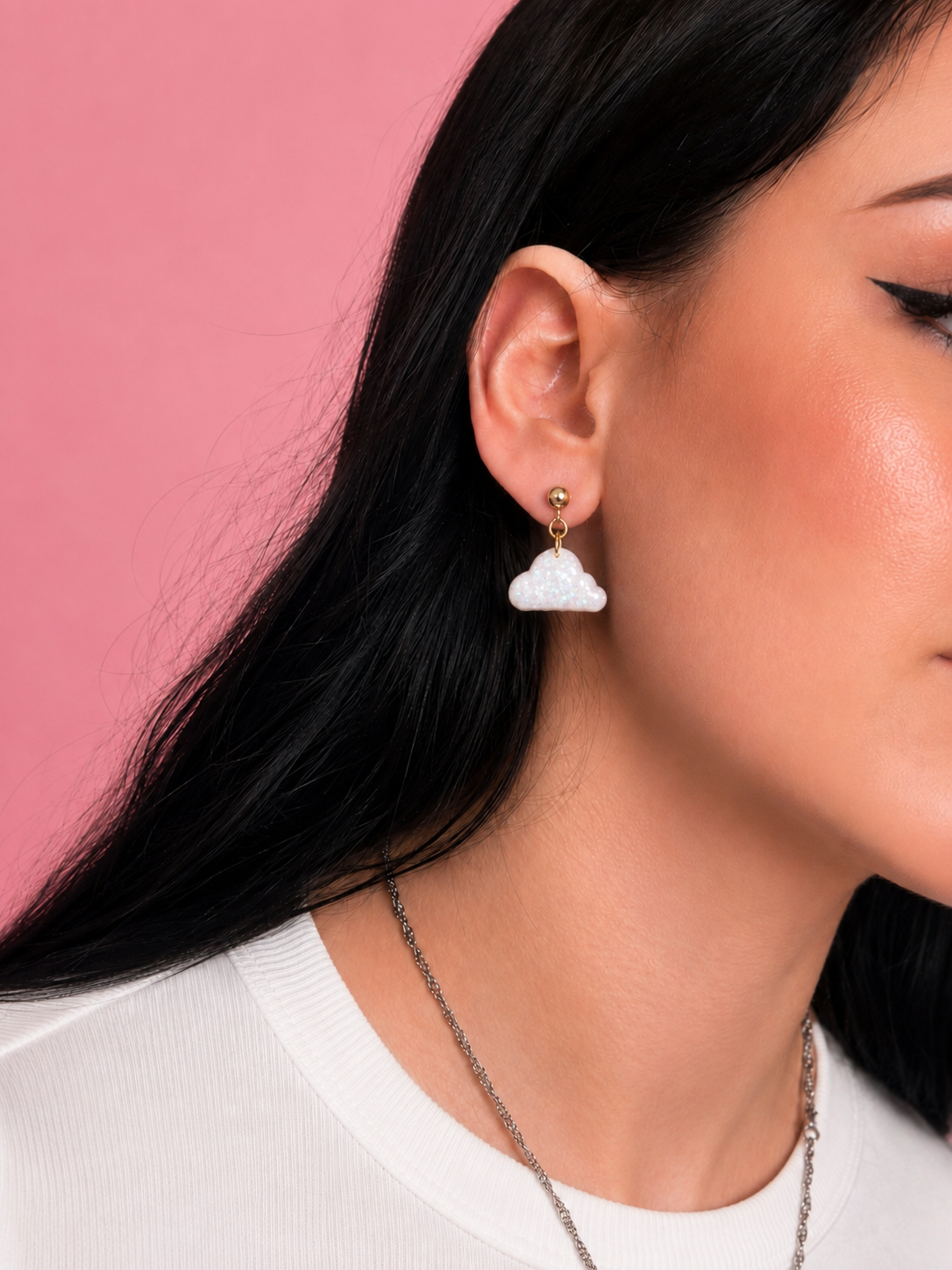 Opalescent Cloud Earrings