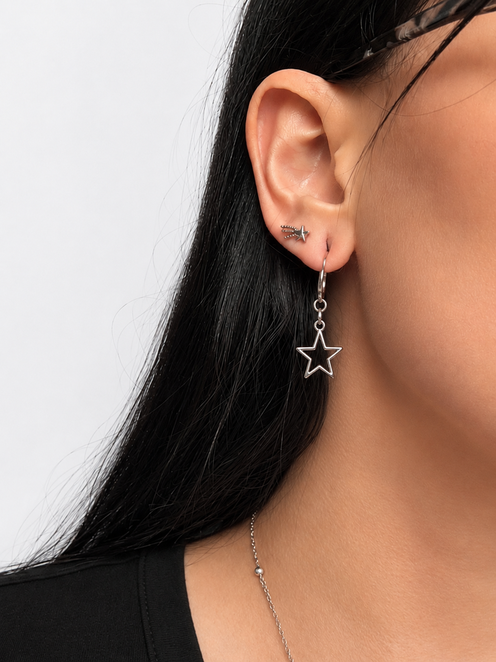 [EARRINGS] Star Hugger Earrings | Cute Handmade Jewelry | Handmade Kawaii Gift