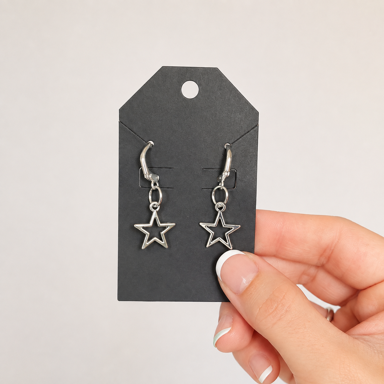 [EARRINGS] Star Hugger Earrings | Cute Handmade Jewelry | Handmade Kawaii Gift