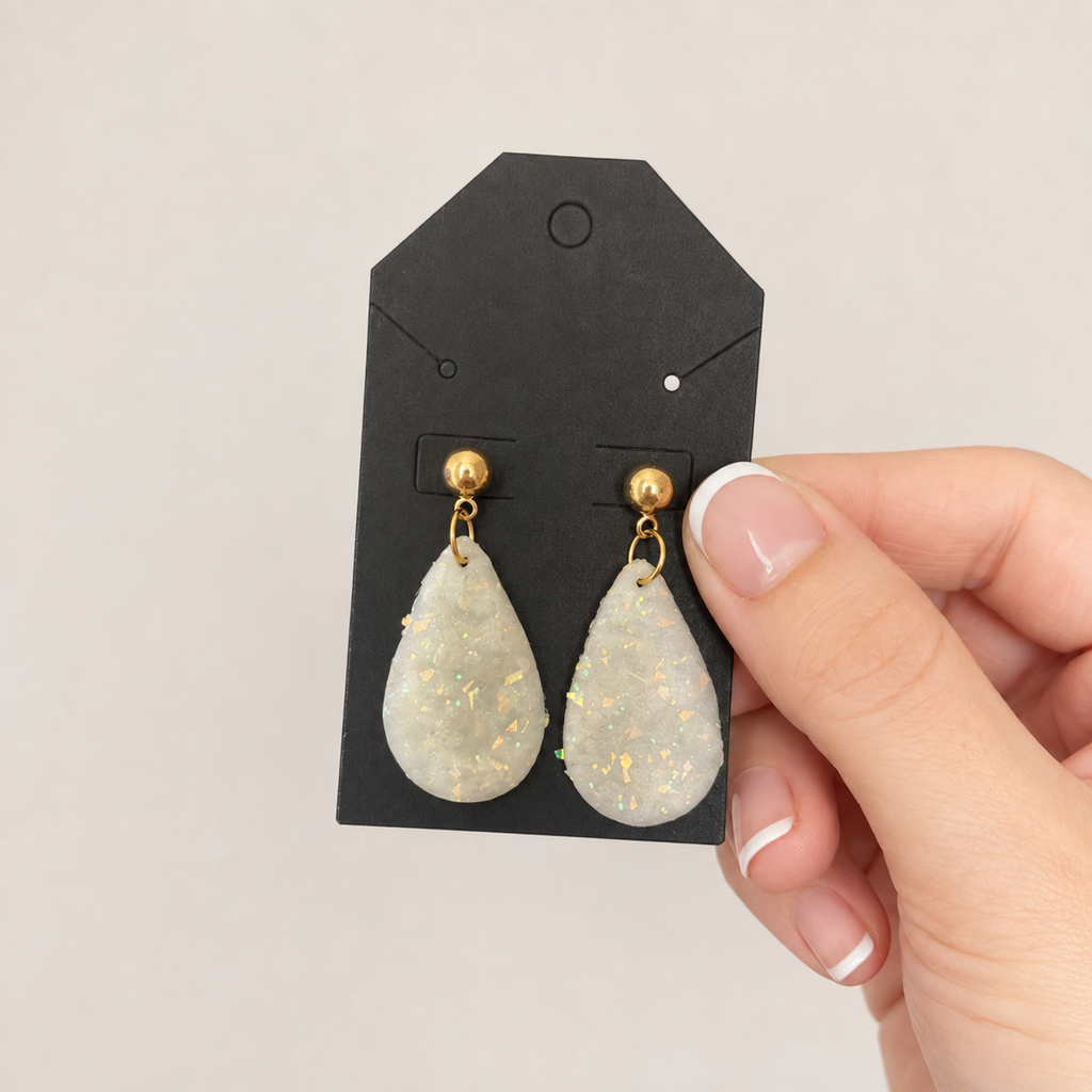 Opalescent Teardrop Earrings