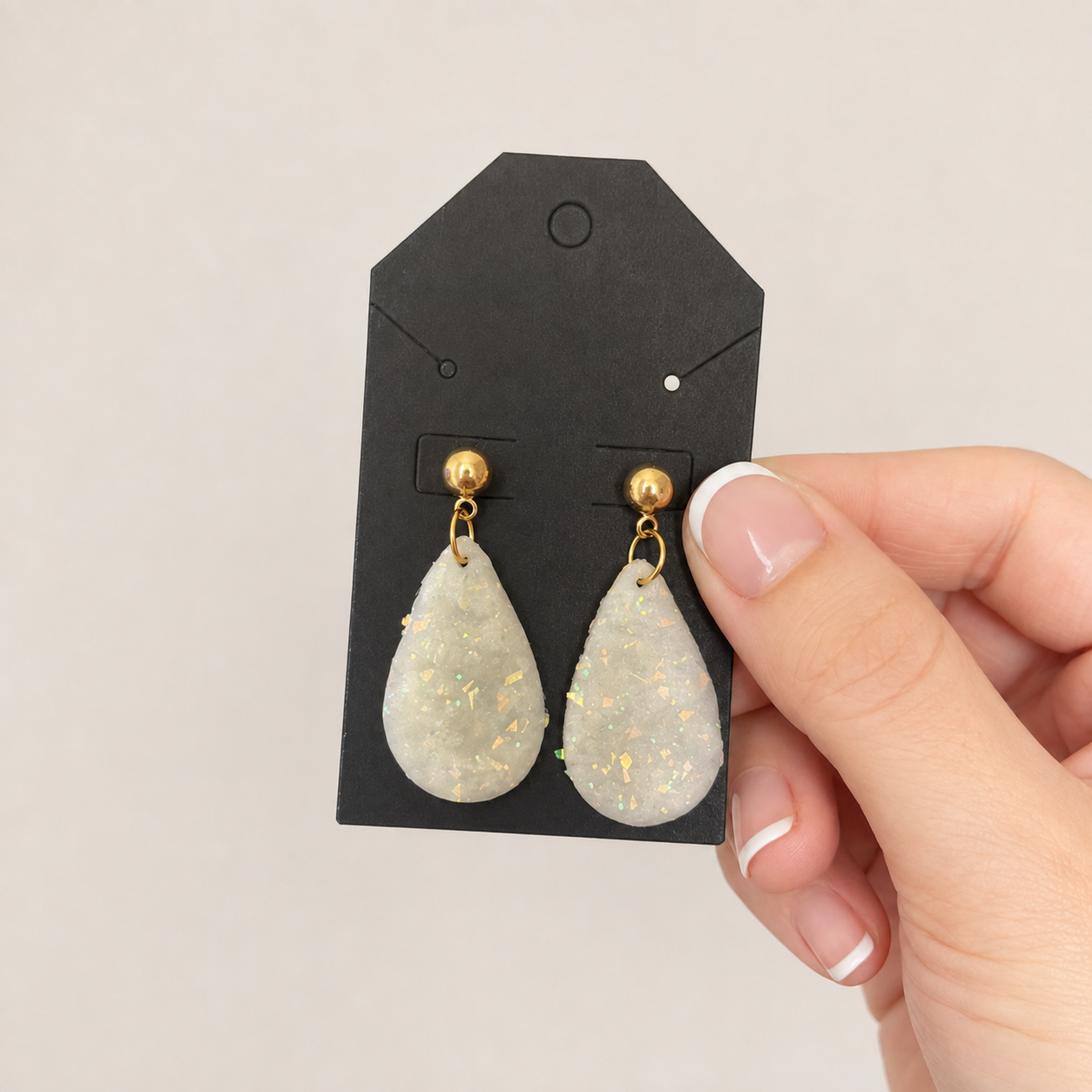 Opalescent Teardrop Earrings